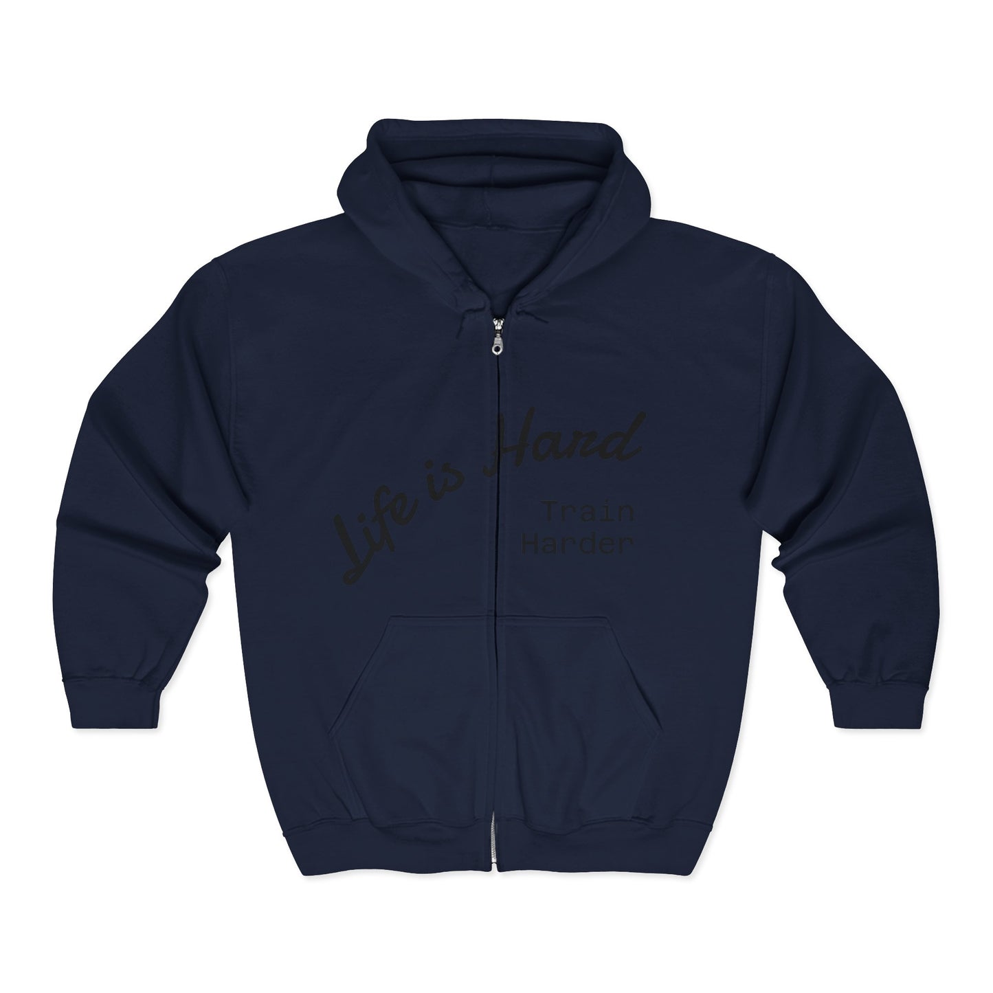 Cozy Unisex Zip Hoodie for Everyday Comfort, Casual Wear, Gift for Friends, Exercise, Printed Sweatshirt