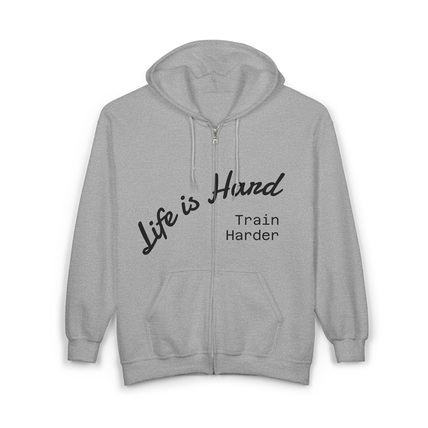 Cozy Unisex Zip Hoodie for Everyday Comfort, Casual Wear, Gift for Friends, Exercise, Printed Sweatshirt