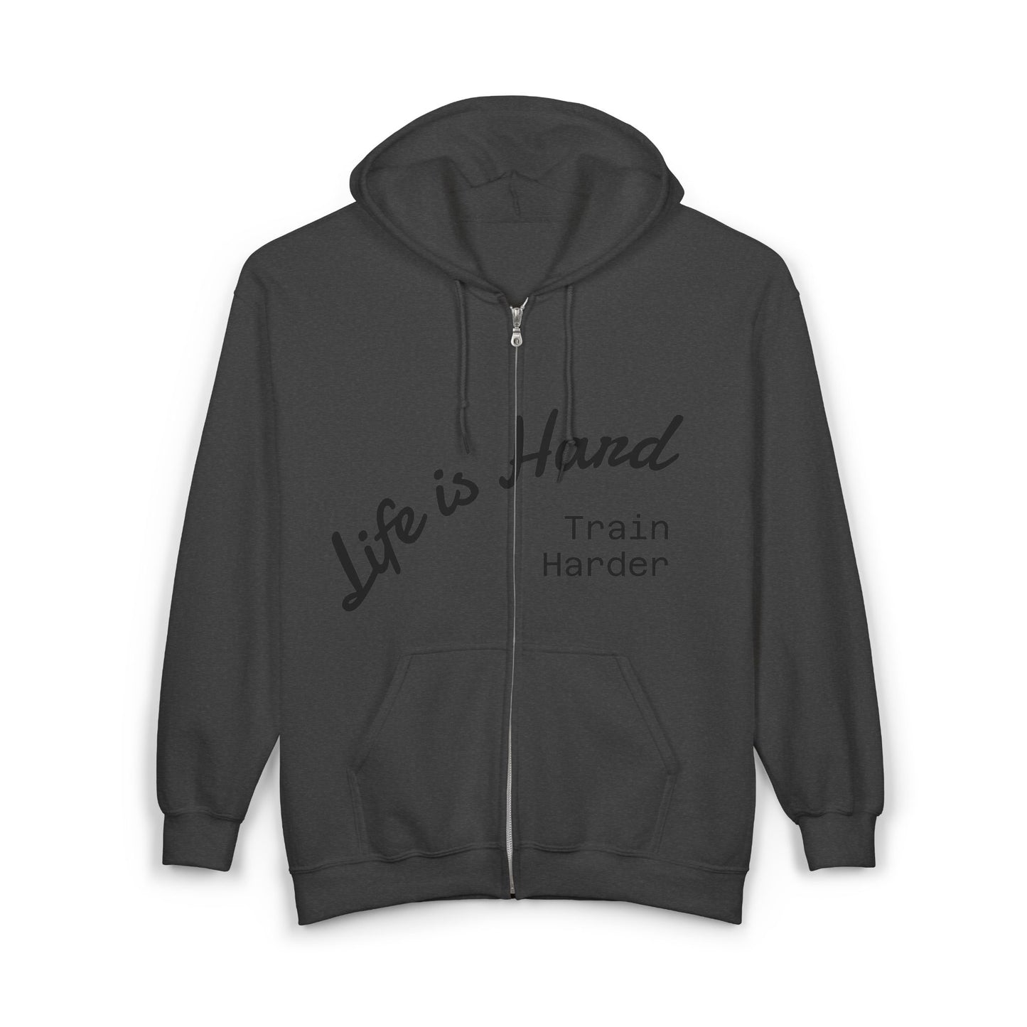 Cozy Unisex Zip Hoodie for Everyday Comfort, Casual Wear, Gift for Friends, Exercise, Printed Sweatshirt